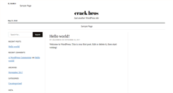 Desktop Screenshot of crackbros.com