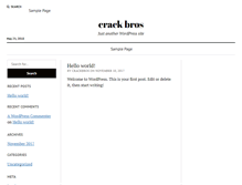 Tablet Screenshot of crackbros.com